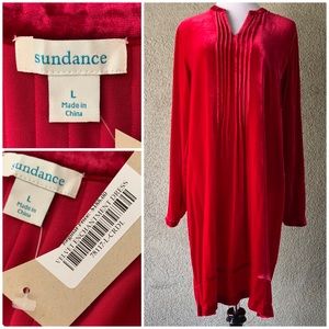 “Sundance” Red Velvet Dress NWT size L